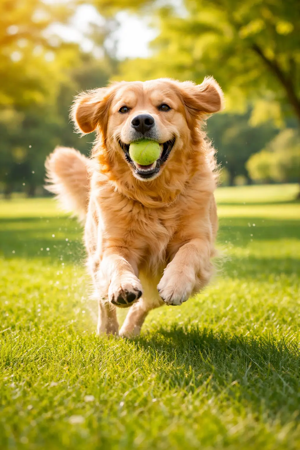 Cachorro brincando no parque
