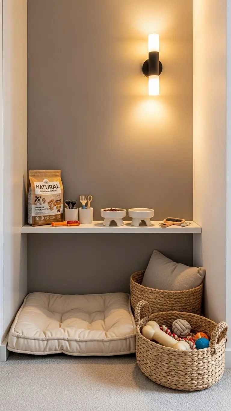 Cantinho confortável para pet