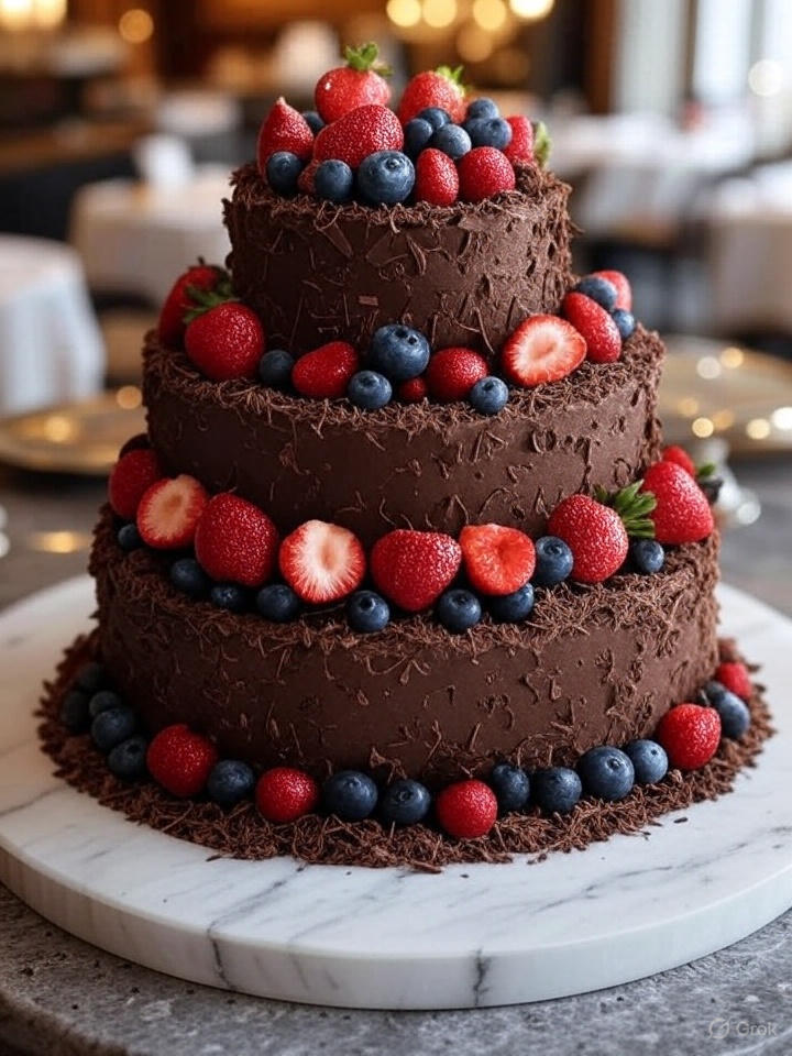 Bolo Chocolate Duplo