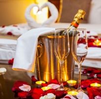 Champagne para noite de núpcias