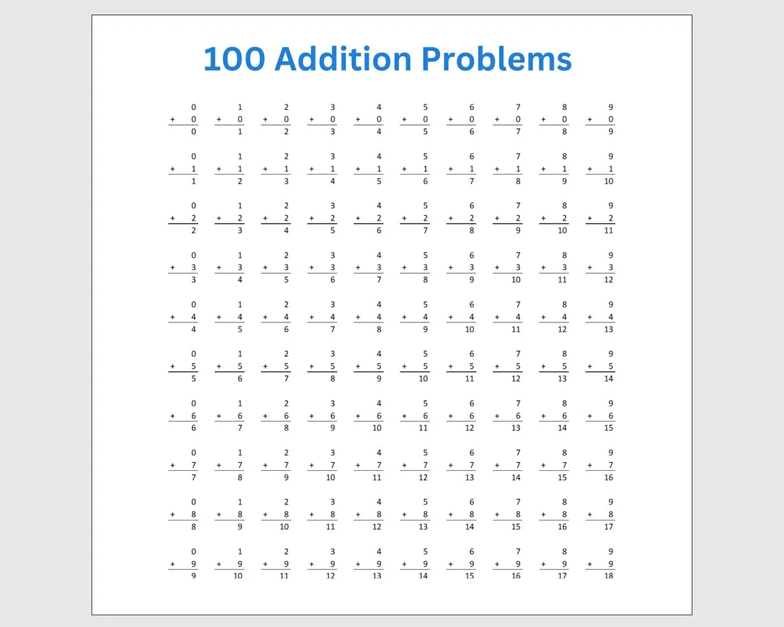 Atividade de Free Printable Addition Flashcards For 1st Grade - Folha 90