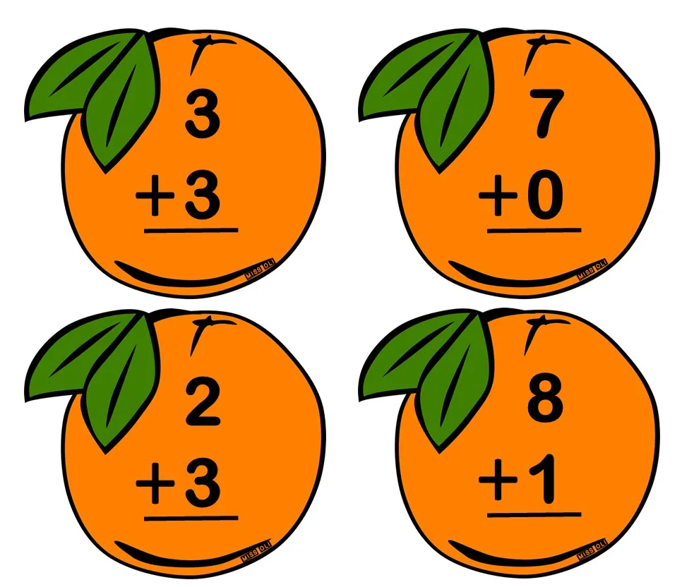 Atividade de Free Printable Addition Flashcards For 1st Grade - Folha 104