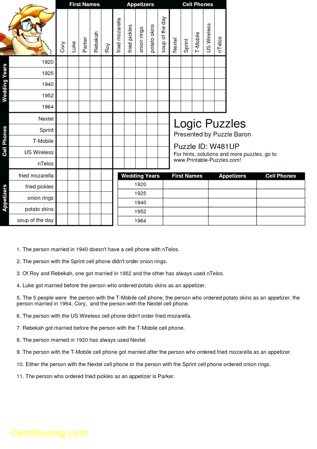 Atividade de Logic Puzzles For Elementary Students Pdf - Folha 6