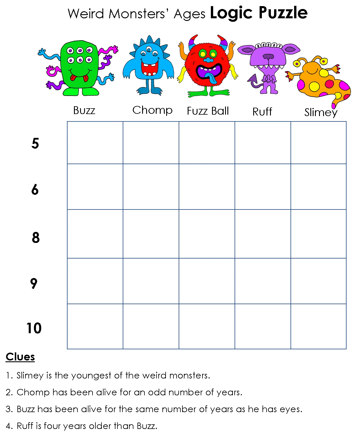 Atividade de Logic Puzzles For Elementary Students Pdf - Folha 11