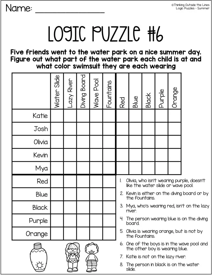 Atividade de Logic Puzzles For Elementary Students Pdf - Folha 13