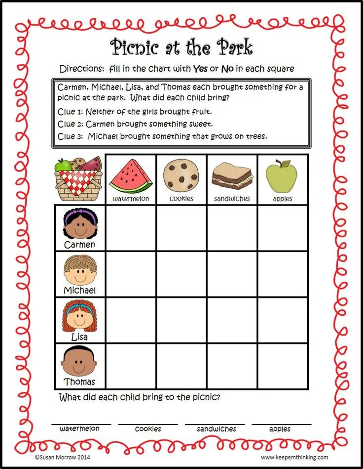 Atividade de Logic Puzzles For Elementary Students Pdf - Folha 15