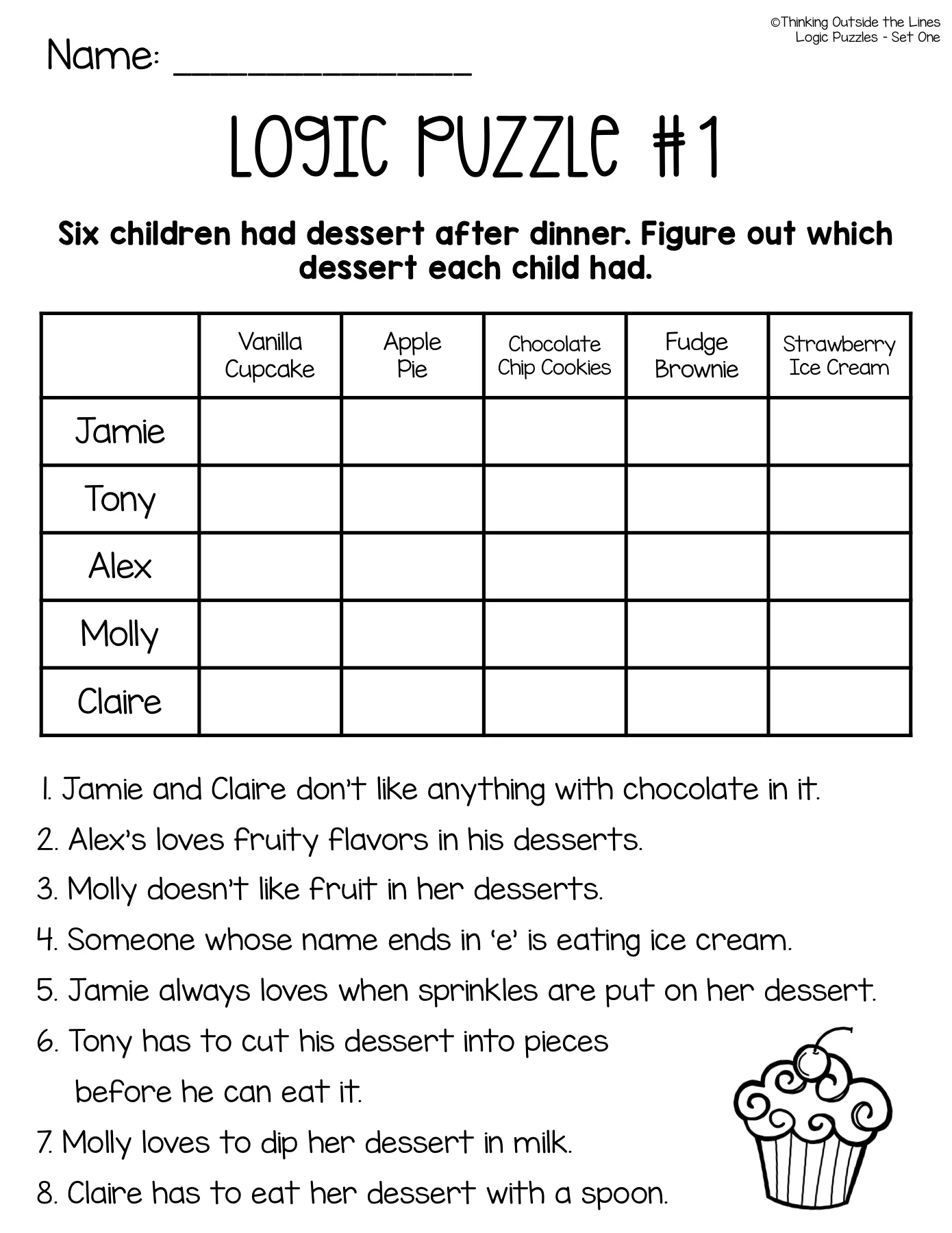 Atividade de Logic Puzzles For Elementary Students Pdf - Folha 25