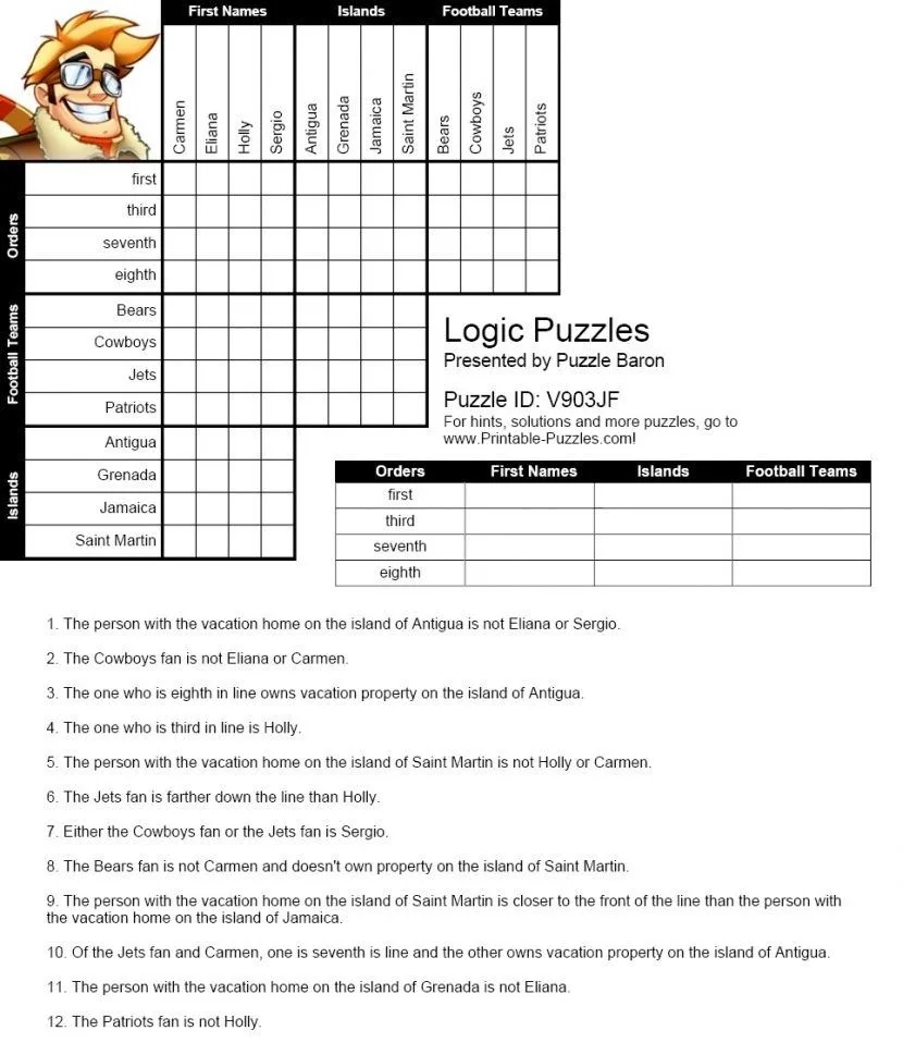 Atividade de Logic Puzzles For Elementary Students Pdf - Folha 26
