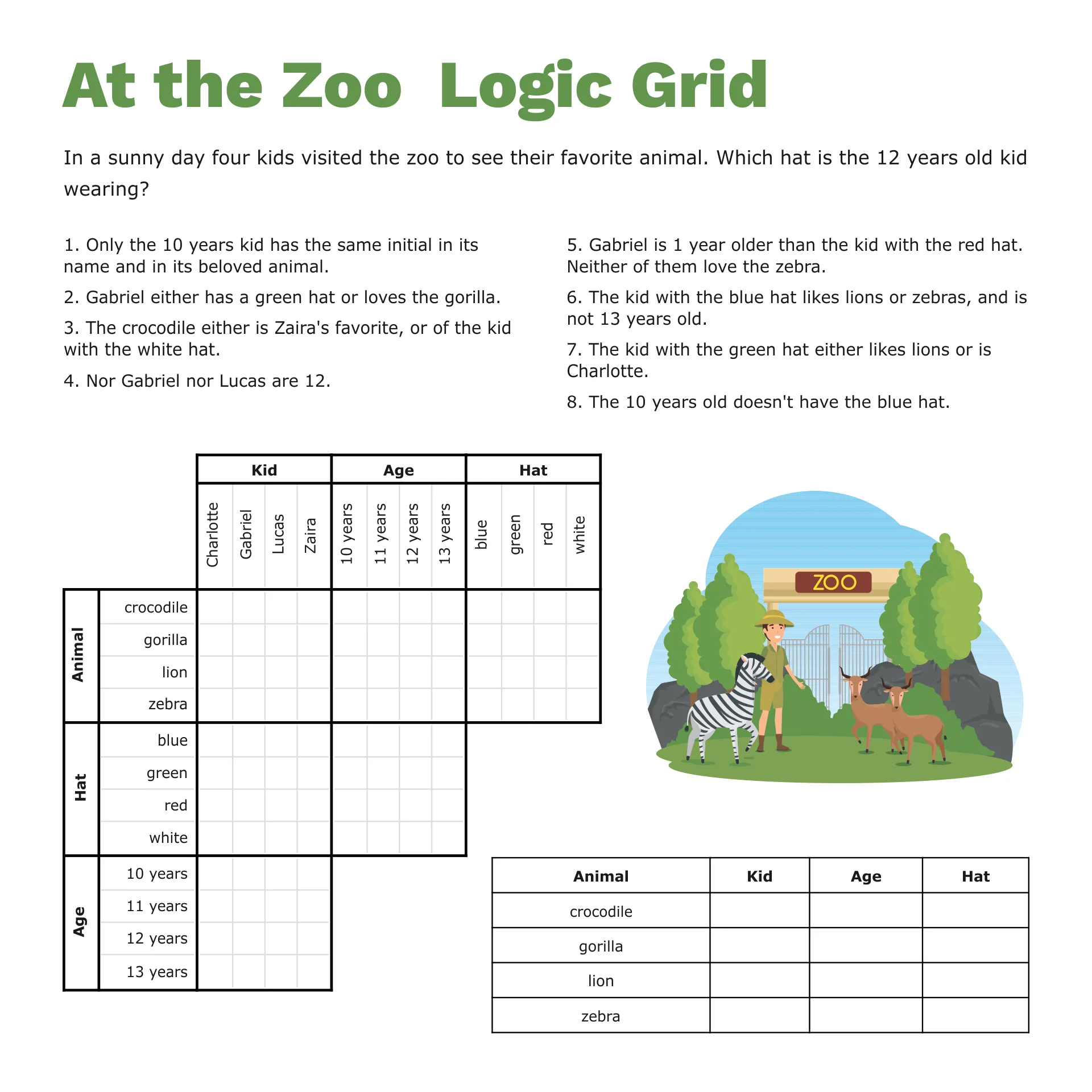 Atividade de Logic Puzzles For Elementary Students Pdf - Folha 27