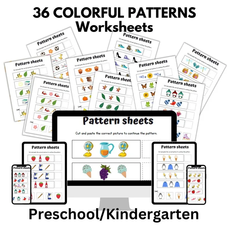 Atividade de Pattern Recognition Worksheets For Preschool - Folha 14