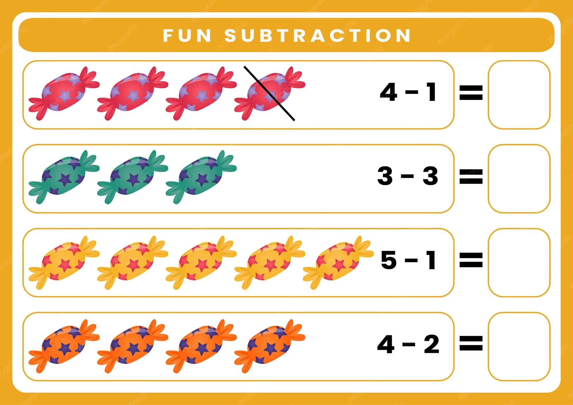 Atividade de Subtraction Worksheets For Kindergarten Pdf - Folha 94