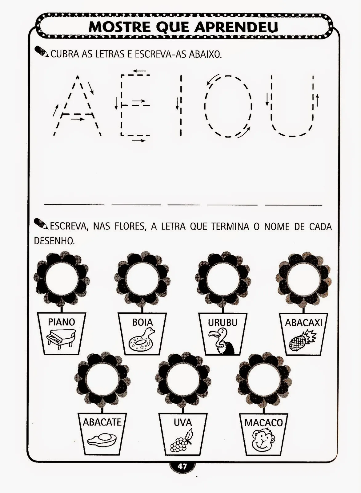 Atividades Infantil desenho infantil