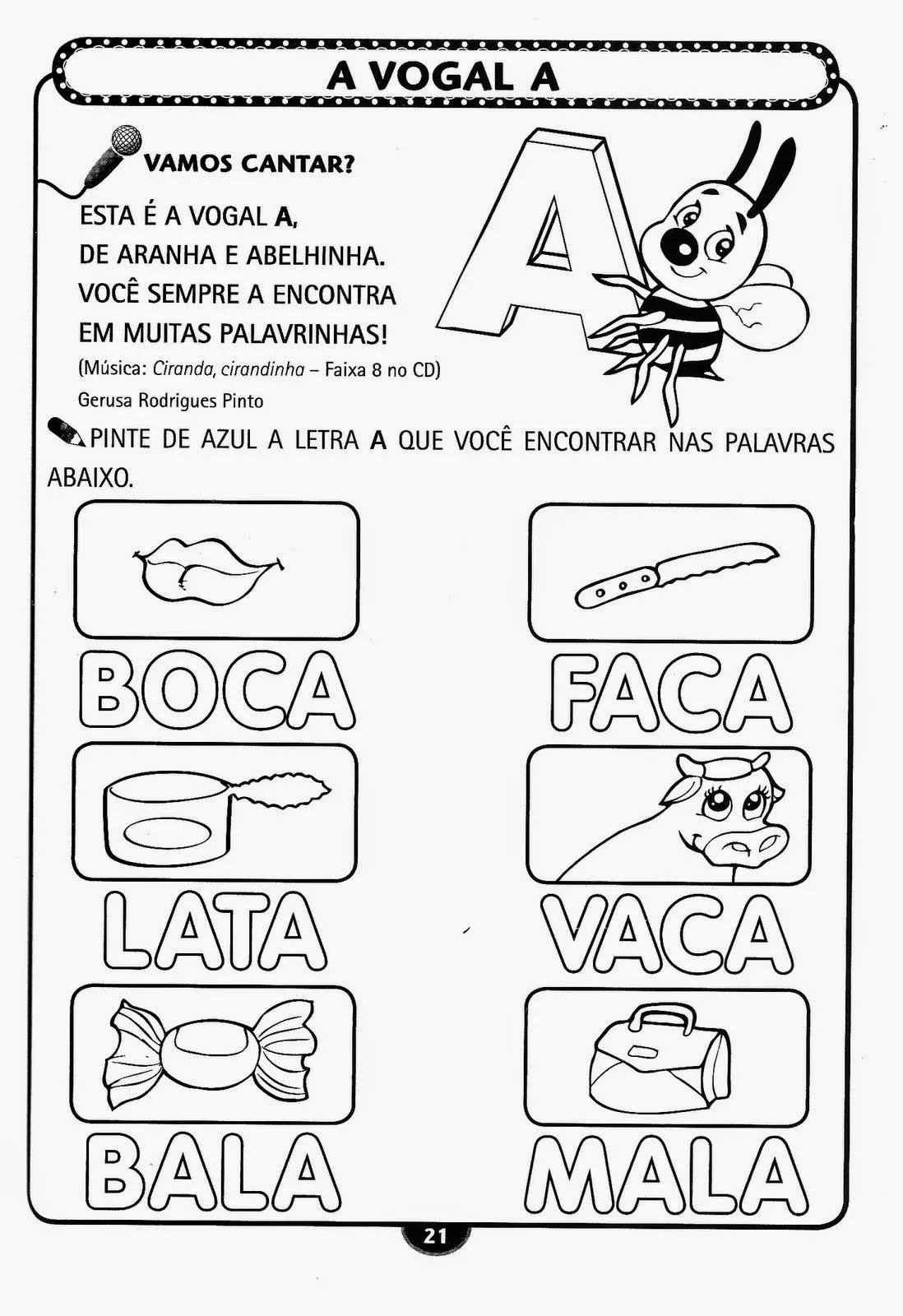 imagem de Atividades Infantil para colorir grátis