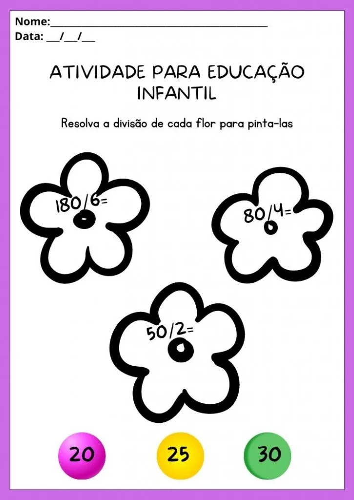 Atividades Infantil para download gratuito