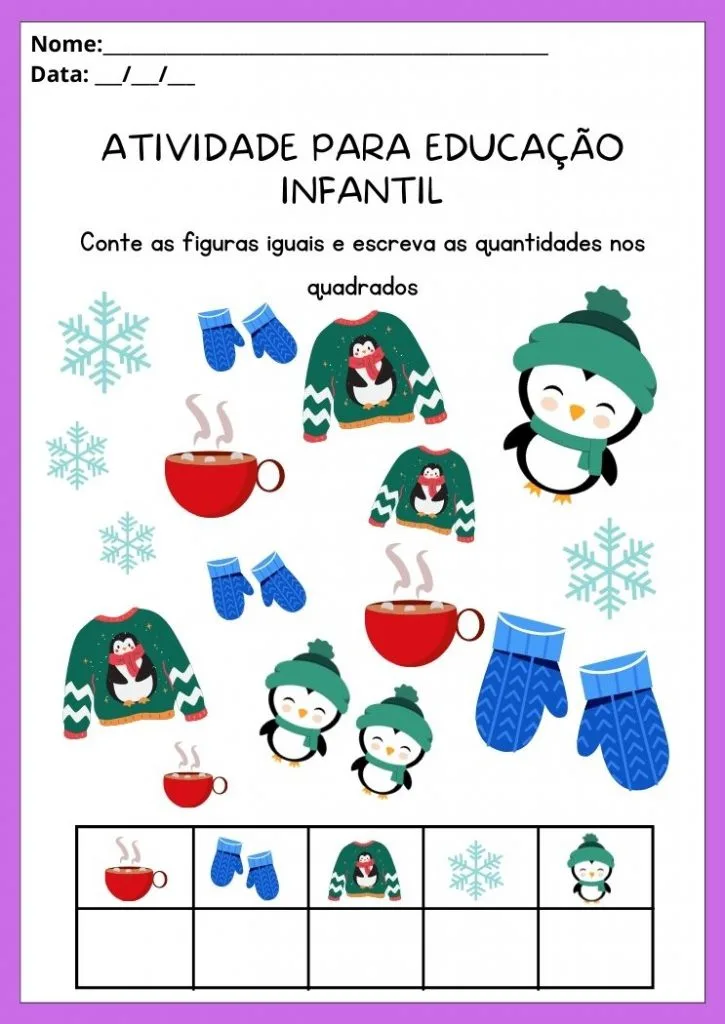 Atividades Infantil para colorir