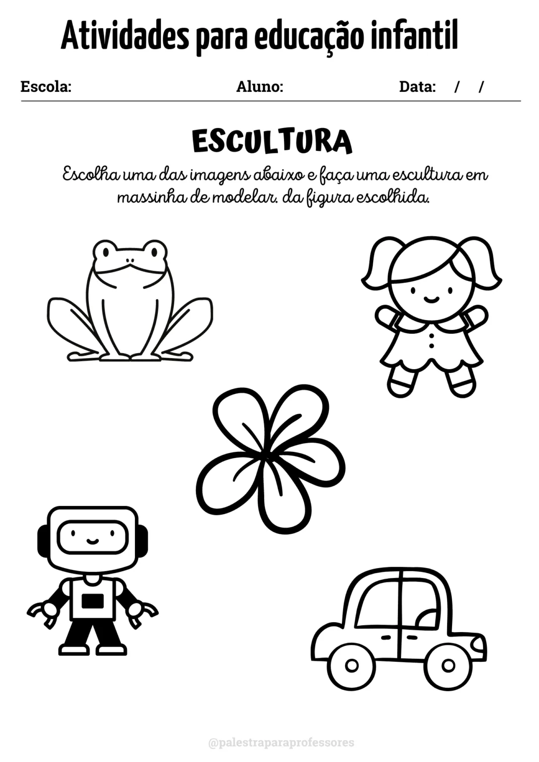 Atividades Infantil desenho infantil