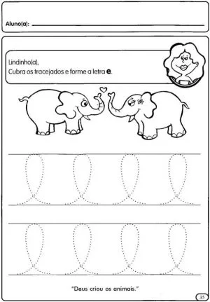 Atividades Infantil desenho infantil