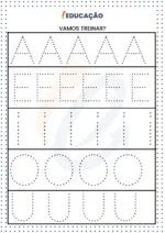 desenho educativo de Atividades Infantil