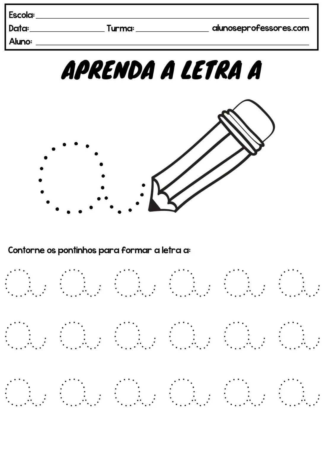 atividade de colorir Atividades Infantil