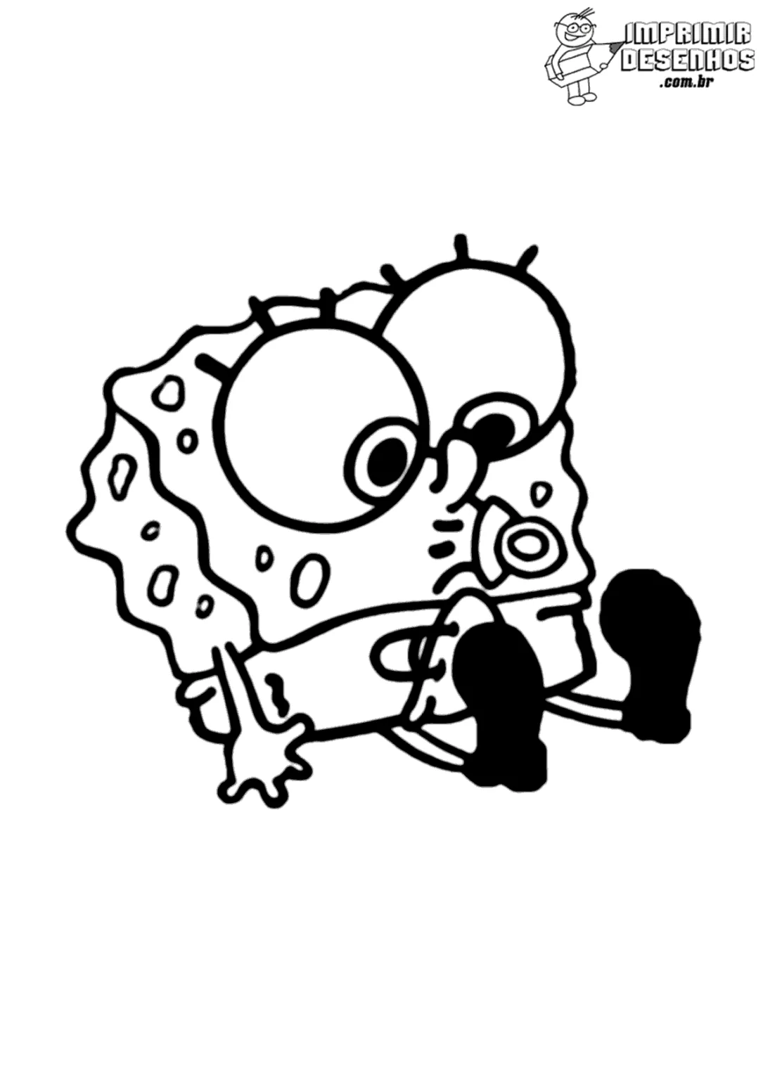 Bob Esponja Para Colorir para pintar e se divertir