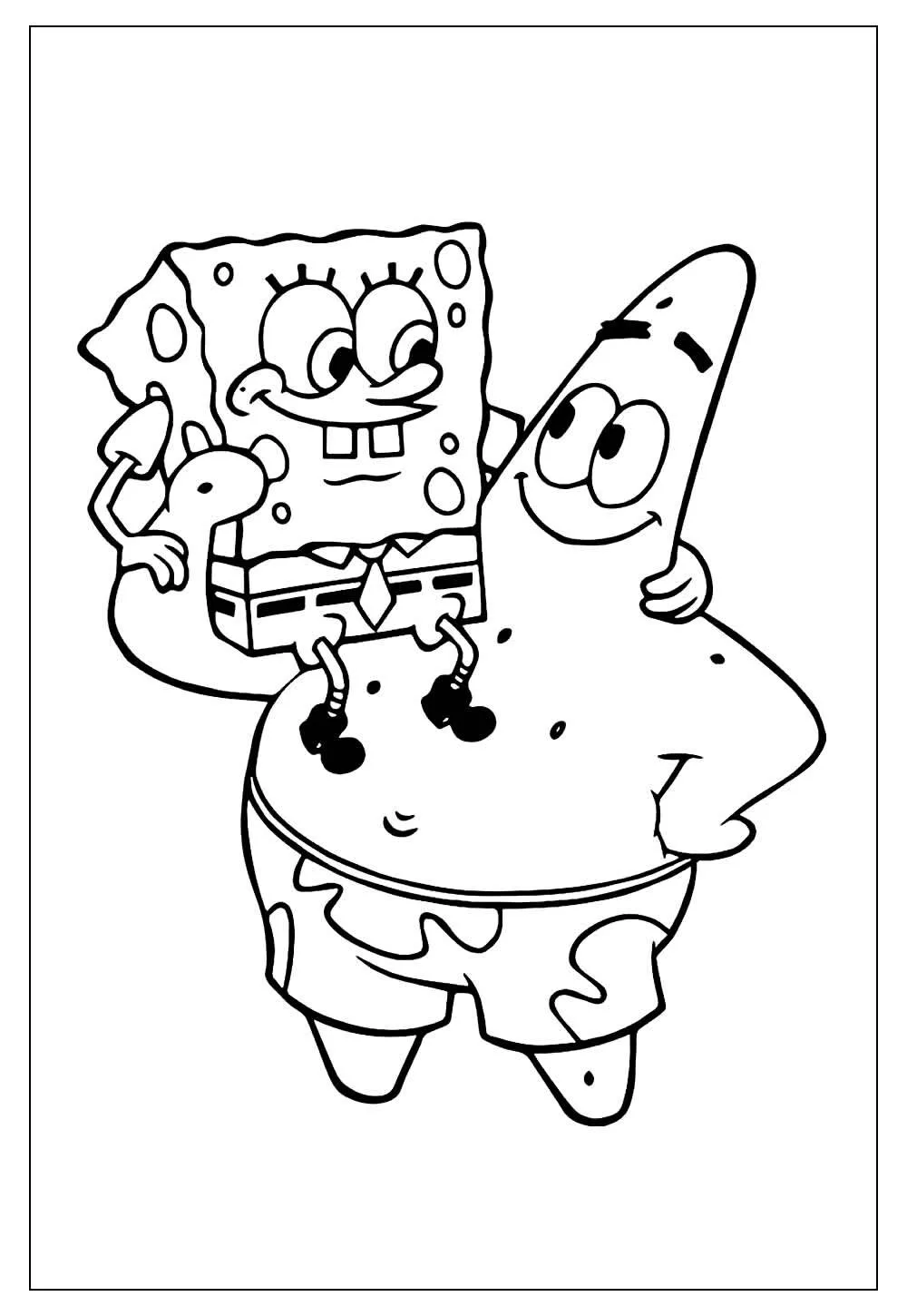 Bob Esponja Para Colorir para download gratuito