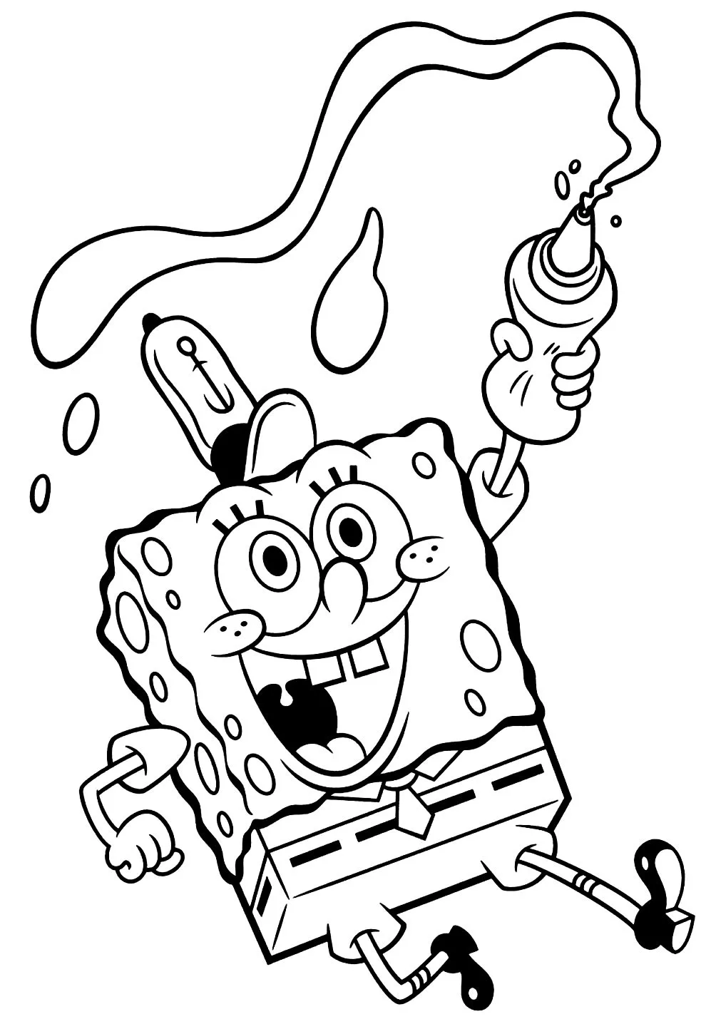 Bob Esponja Para Colorir para colorir