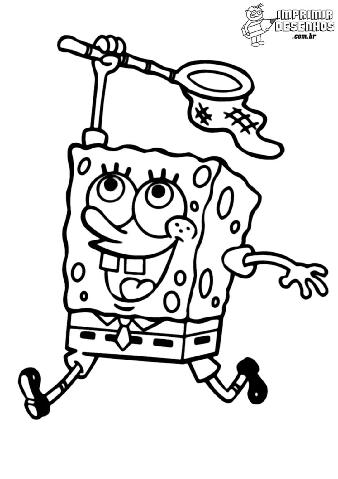 Bob Esponja Para Colorir para pintar e se divertir