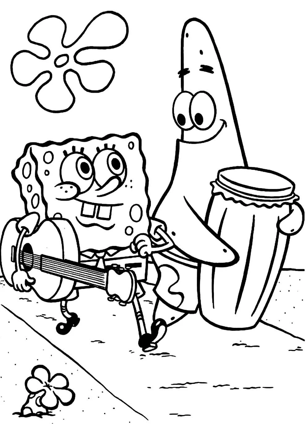 Bob Esponja Para Colorir para pintar e se divertir