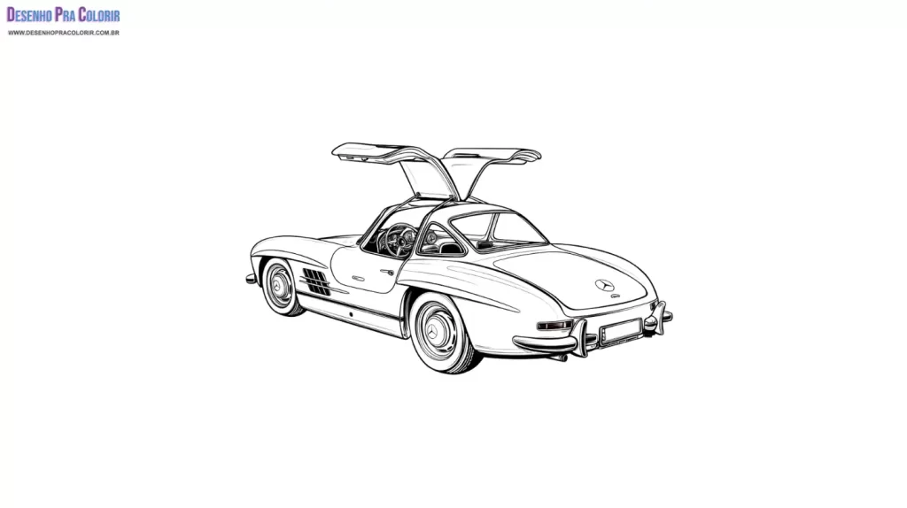 desenho de Carros Para Colorir para imprimir