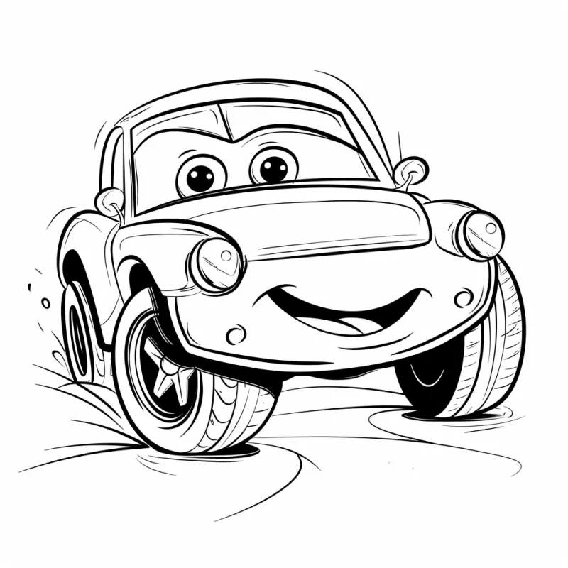 desenho de Carros Para Colorir para imprimir