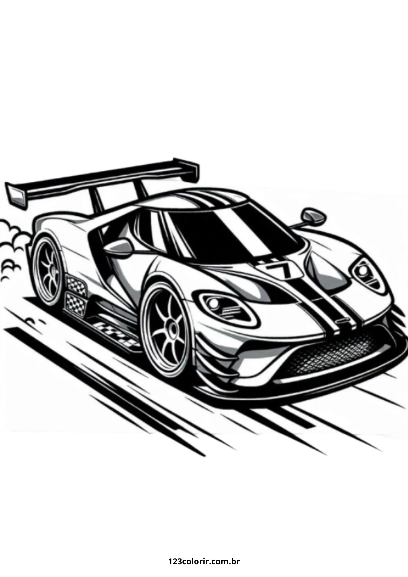 Carros Para Colorir desenho infantil