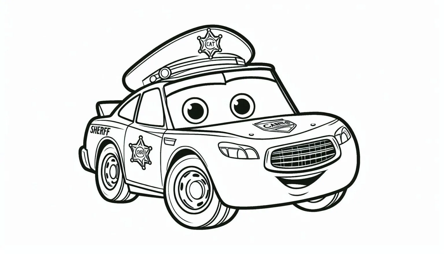 desenho educativo de Carros Para Colorir