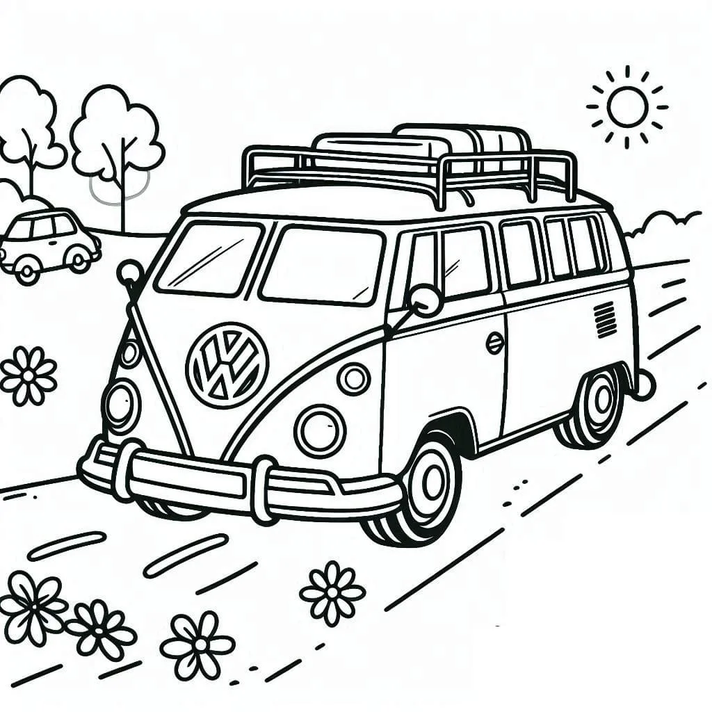 Carros Para Colorir desenho infantil