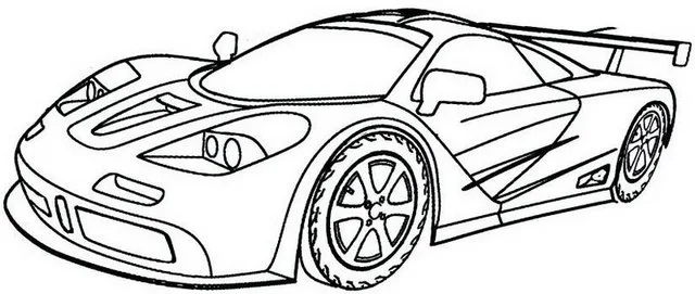 desenho de Carros Para Colorir para imprimir