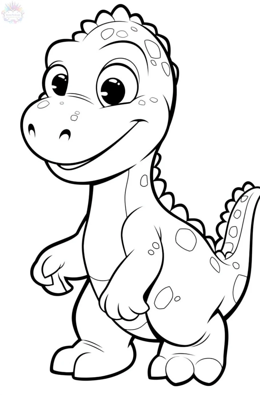 Donossauros Para Colorir desenho infantil