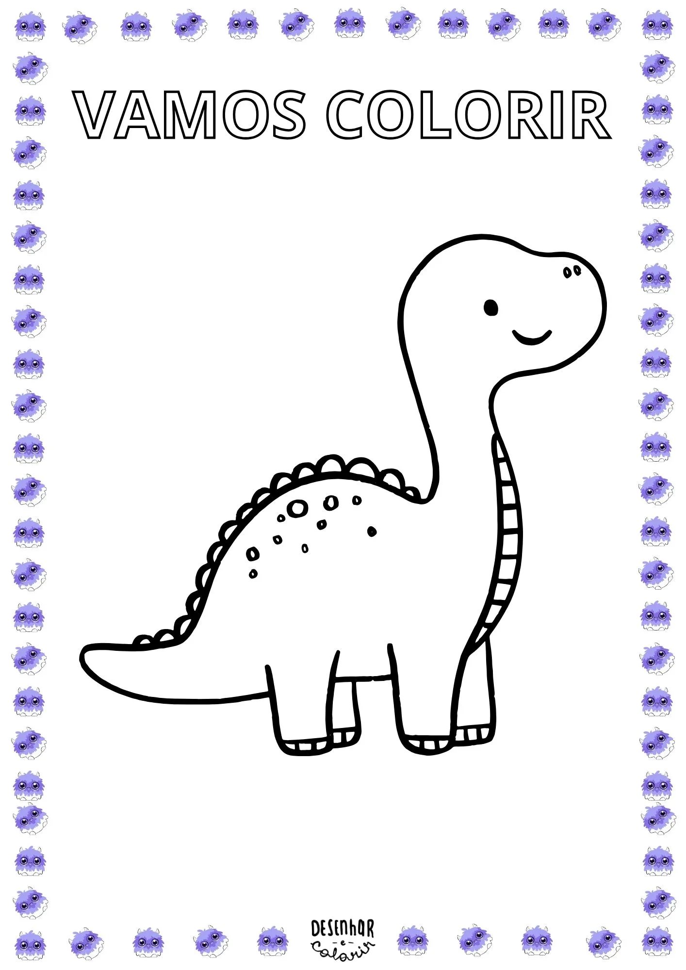 Donossauros Para Colorir para colorir