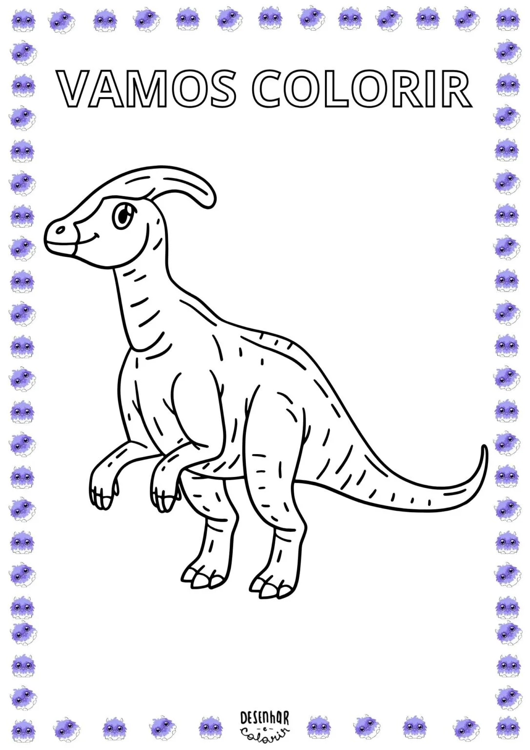 imagem de Donossauros Para Colorir para colorir grátis