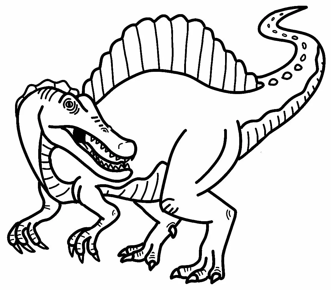 Donossauros Para Colorir para pintar e se divertir