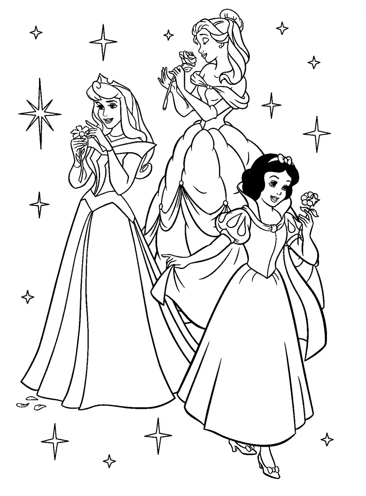 Princesas Para Colorir para colorir