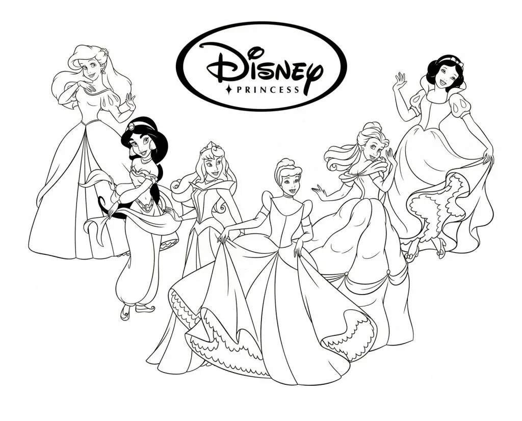 Princesas Para Colorir para download gratuito