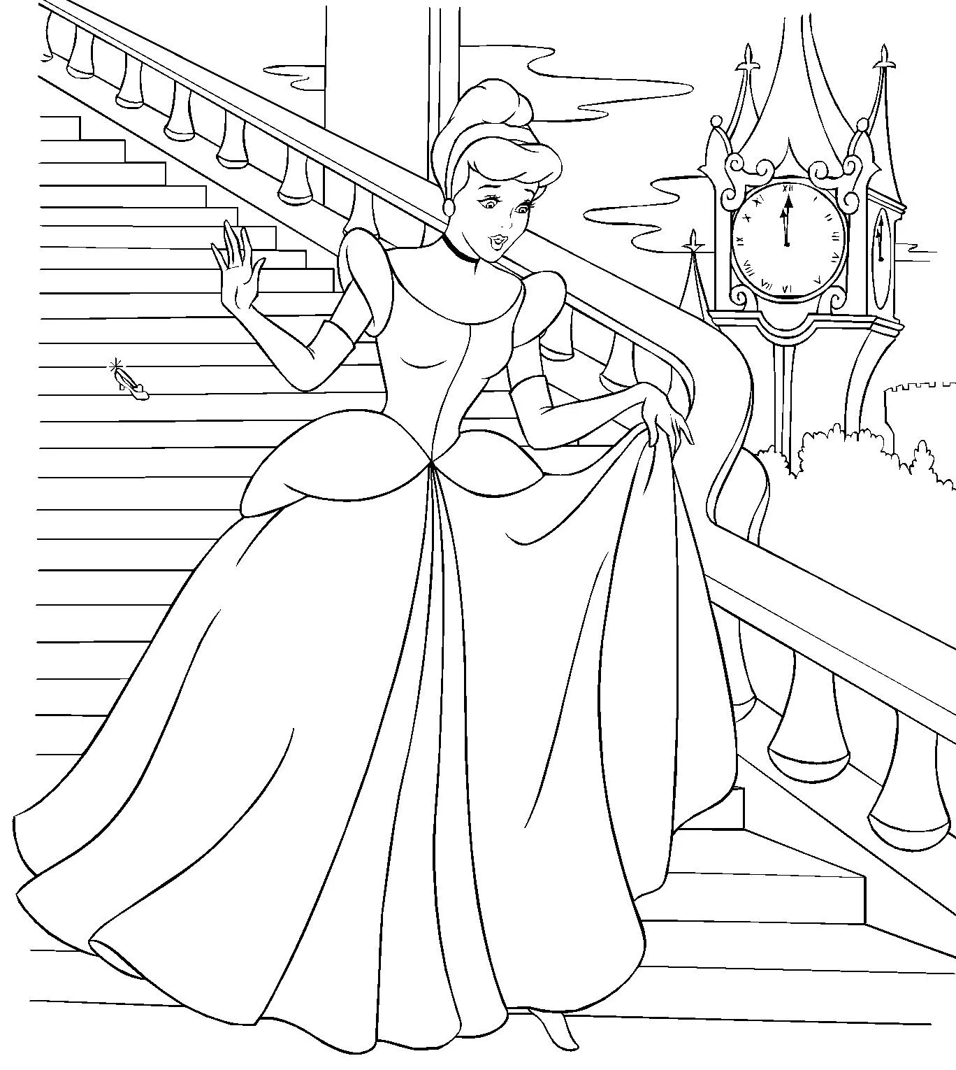 imagem de Princesas Para Colorir para colorir grátis