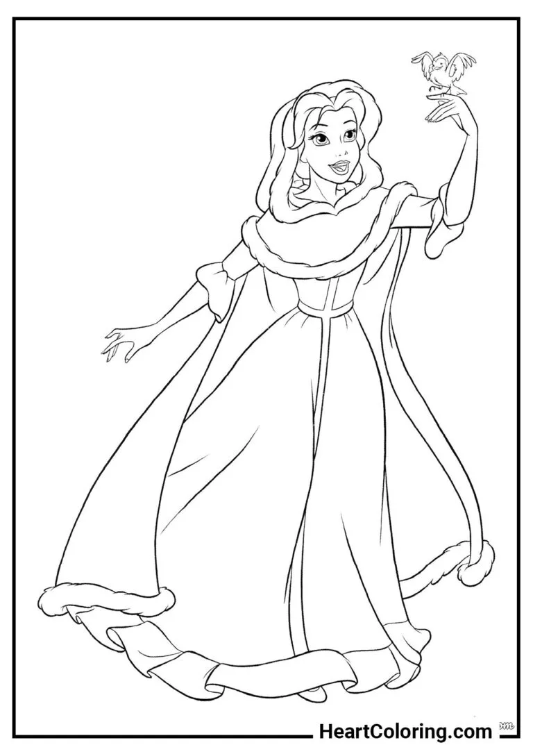 desenho educativo de Princesas Para Colorir