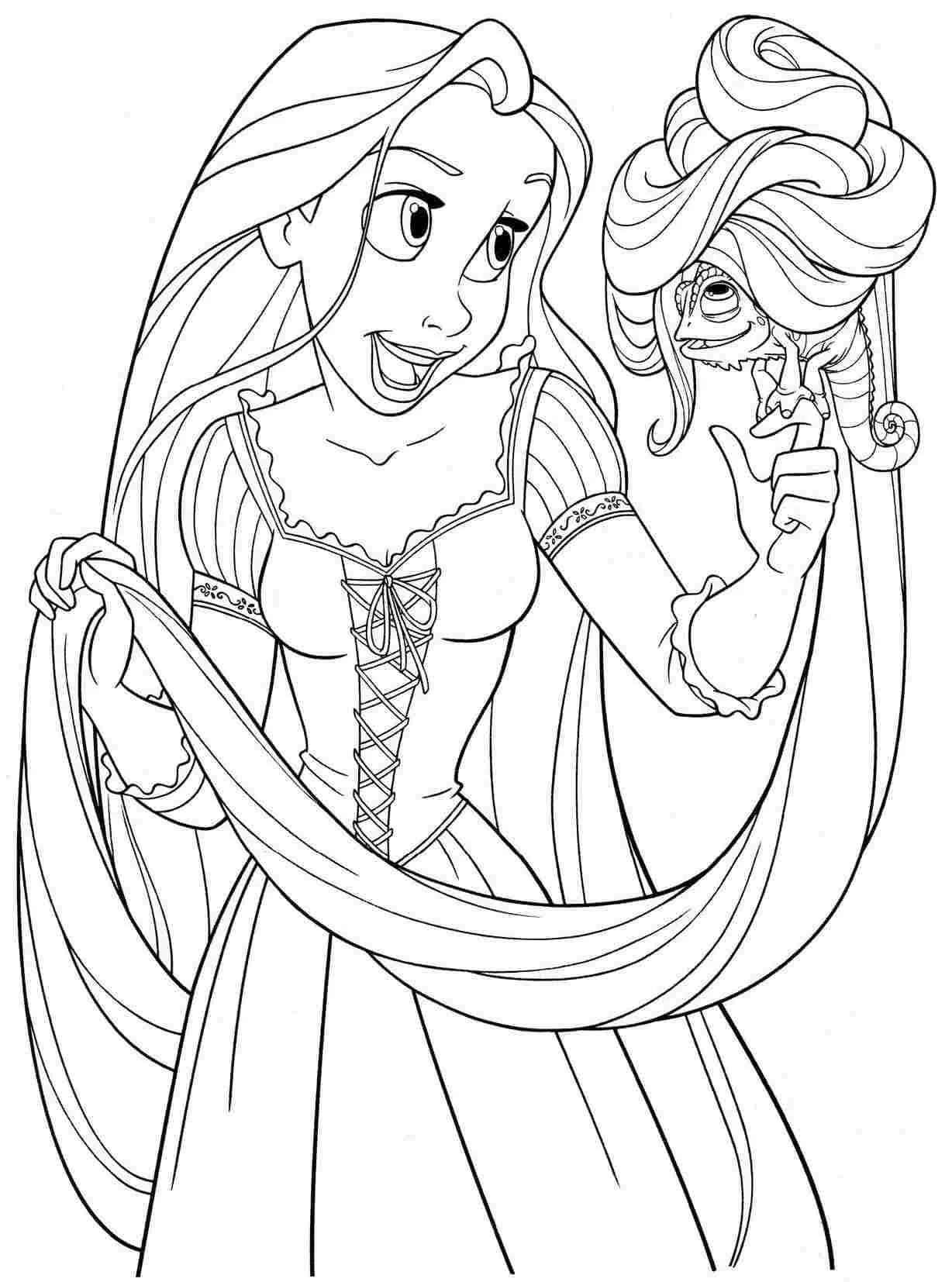 imagem de Princesas Para Colorir para colorir grátis
