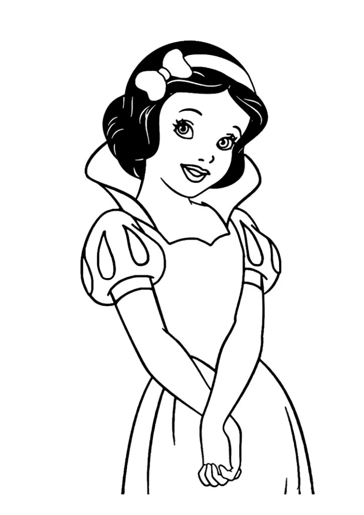 desenho educativo de Princesas Para Colorir