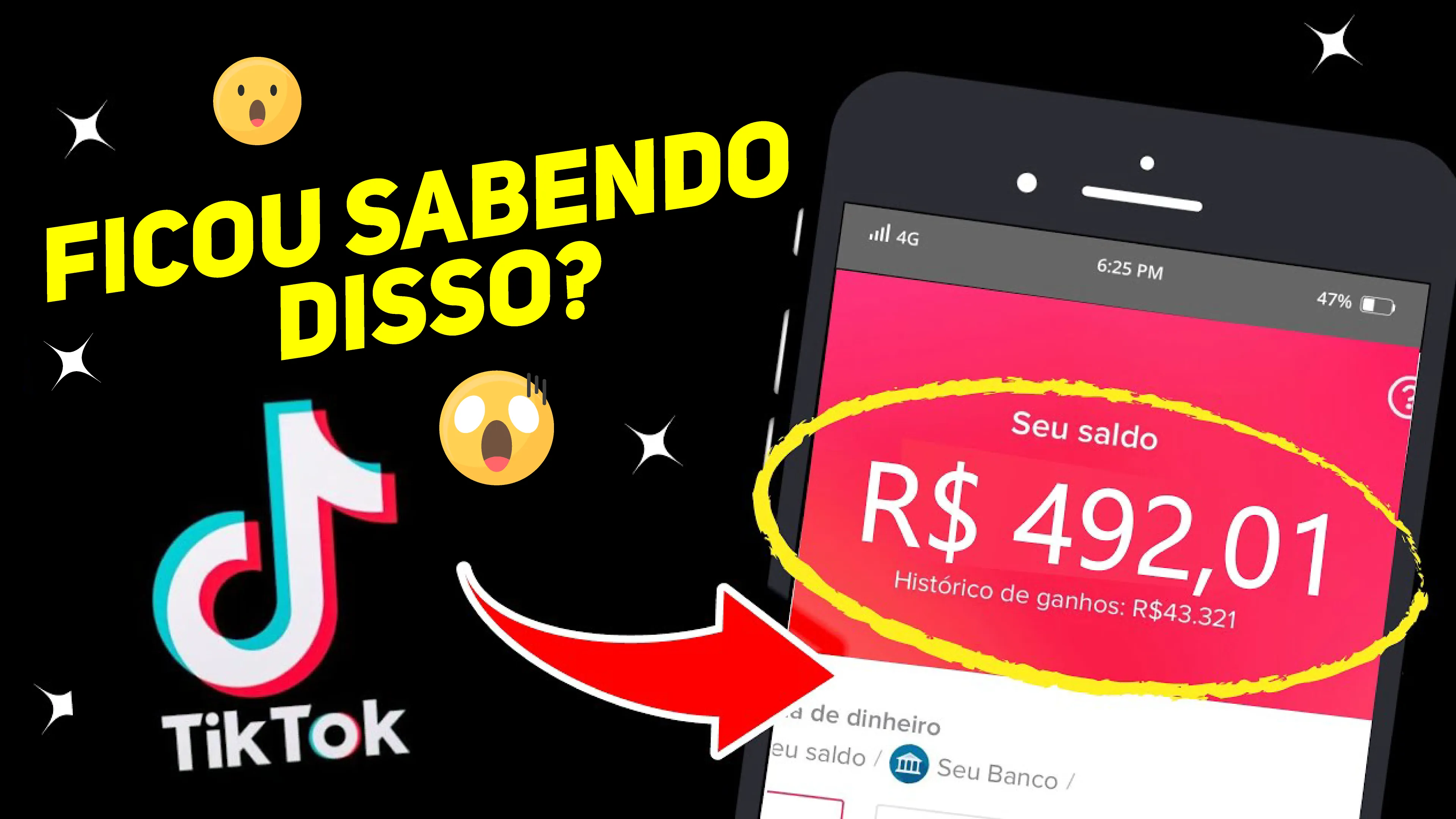 Como ganhar dinheiro na internet com  tiktok Parte 1