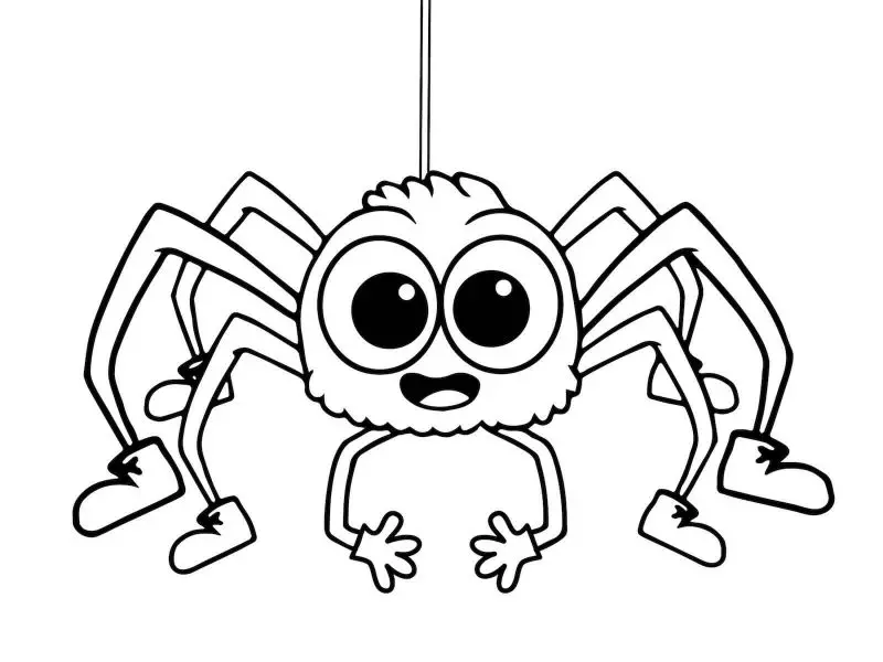 Desenho Aranha Galinha Pintadinha Para Colorir